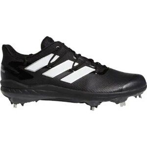 Adidas Adizero Afterburner 8 Black White Baseball Cleats Mens Size 8.5  FZ4217